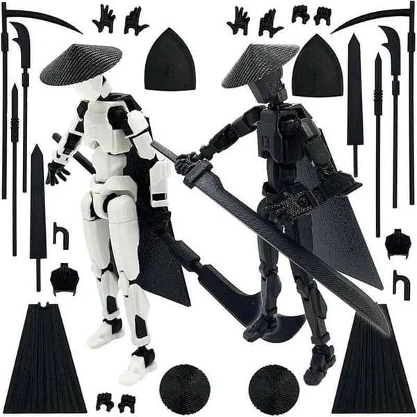 13 Action Figure Set 3D Printed Multi-Jointed Movable T13 Lucky13 Dummy Mobile Robot Desktop Decorations for Game Lovers Toy C260522