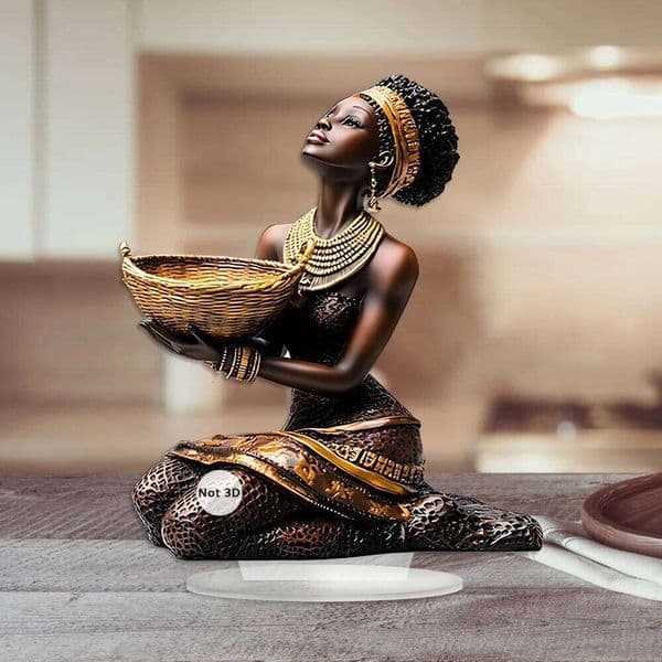 African women store and pray for 2D flat acrylic ornaments. Home Living Room Desktop Decoration Pendant 26Y0522