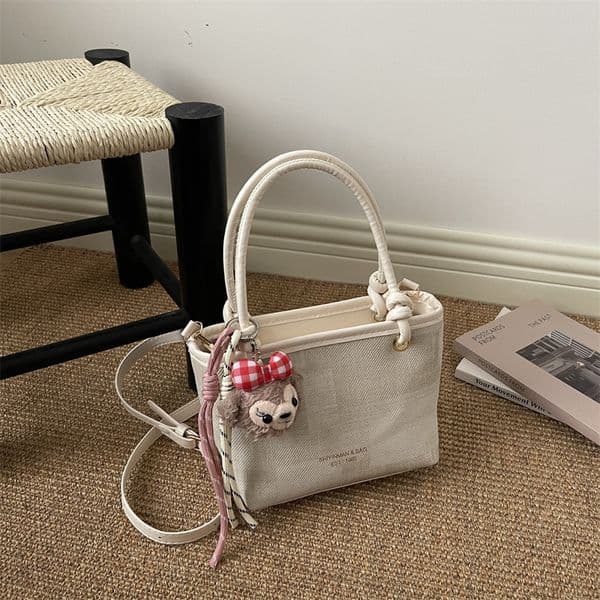 Korean-style niche design handbag for women, 2026 spring new model, stylish simple shoulder and crossbody bag