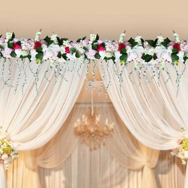 1M Silk Peonies Rose Artificial Flower Wall Arrangement Wedding Party DecorationR260522