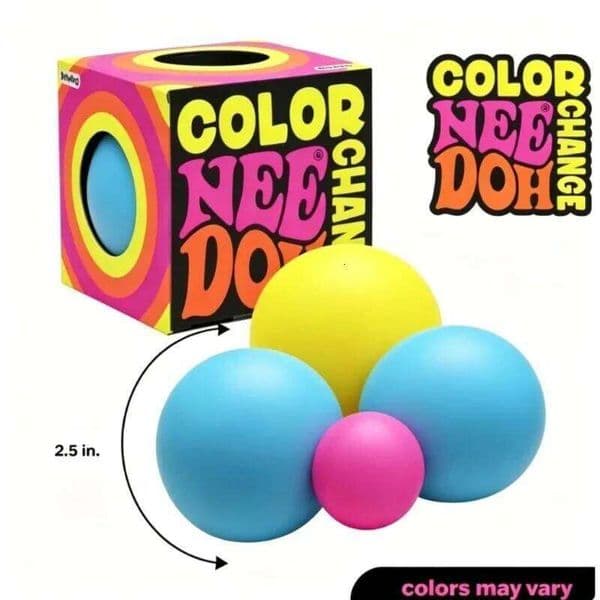 New Schylling deedoh extrude Color Change Sensory Stress Balls Relief Relieves Anxiety Fidget Squishy Toy bind box Gift 26L0523