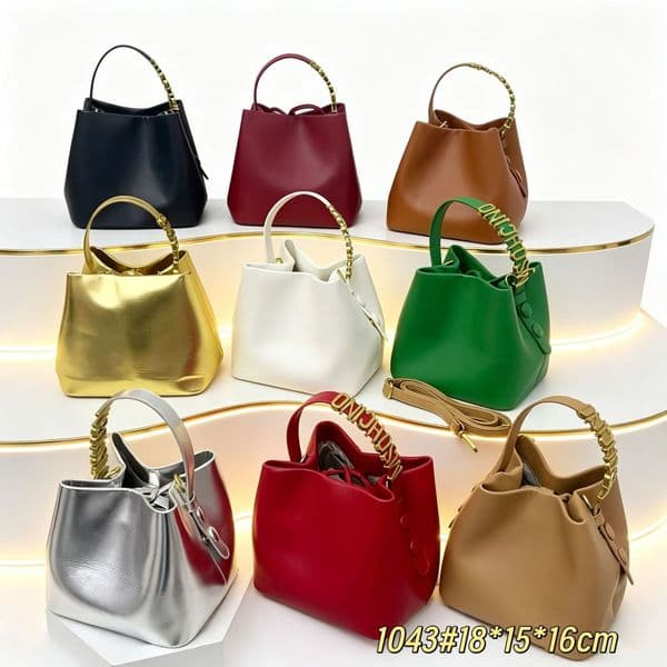 Ladies' Handbag - Trendy And High-end Bucket-shaped Bag For 2026. Fashionable And Simple Crossbody Bag That Suits Various Occasions.