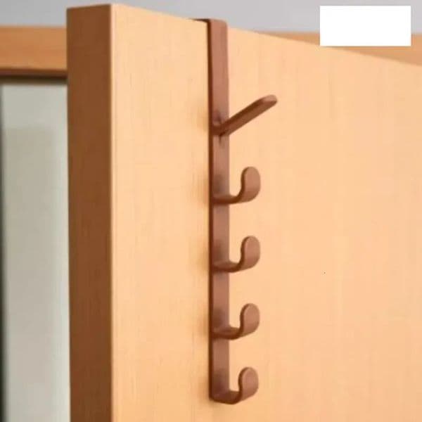 1pc Long Row Of Hooks Behind The Door Bag Rack Ins Dormitory Storage Hanger Wall-mounted Storage Rack Hat Organizer 260522
