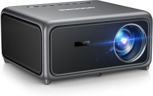 GooDee 4K Smart Projector Bluetooth - UHD Movie Projector, ToF Auto Focus Keystone, MEMC, Built-in Streaming Apps, Dolby Audio Home Theater for Outdoor Movie Night