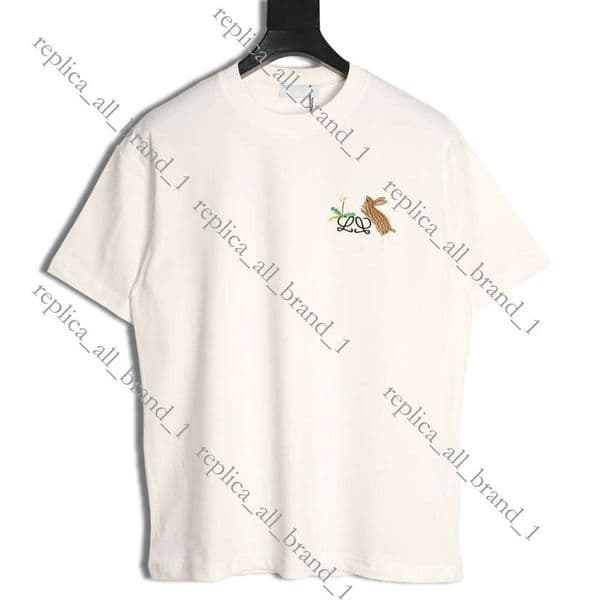 26Ss New Loewess Designer T Shirts High Quality Loeweluxury Tshirt Loewefashion Unisex Shirt Contrast Embroidered Letter Logo Classic Print Man Women Shirts 352