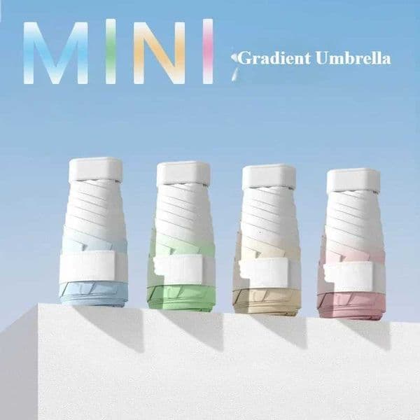 Sun Umbrella Anti-UV Sunshade Mini and Portable 6-Fold Dual-Use for Sunny and Rainy Days L260522