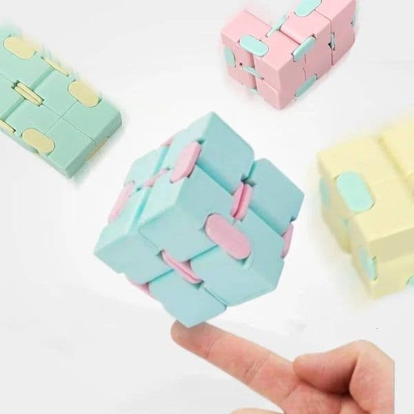 Fidget Mini Infinity Cube Anxiety Relief Magic Puzzle Flip Toy Suitable for ADHD and Autism Gift