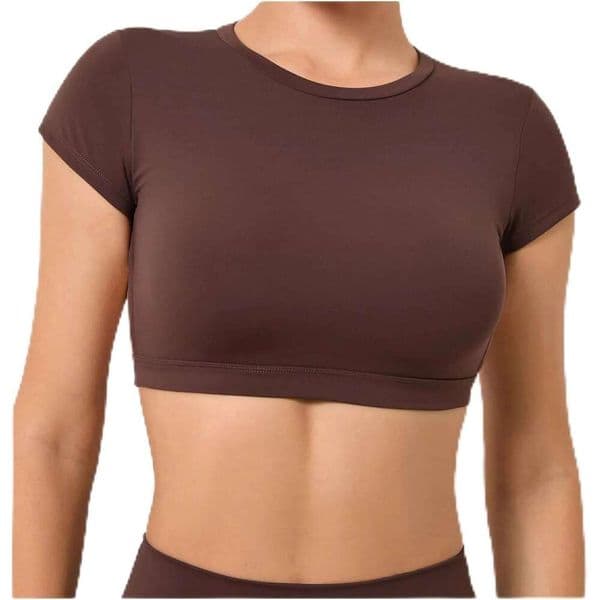 2026 new Sports Shirts Breathable Workout Fitness Sportswear Female Backless Yoga Clothing Sport Crop Tops Women Gym Top free shipping