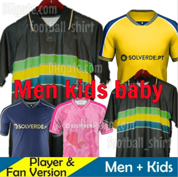 25 26 Estoril Praia Men Holsgrove Soccer Jerseys Guitane Marques 2025 2026 Home Away Xeka Boma Football Shirts Alvaro Pina Short Sleeve Begraoui Carvalho Uniforms