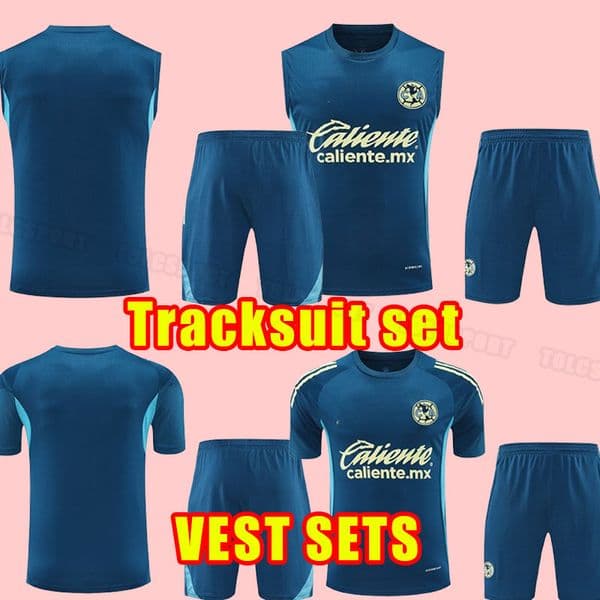 liga mx 26 27 Club America Soccer tracksuit GREEN third HENRY 3RD GIOVANI CACERES B.VALDEZ 2026 2027 vest sets maillot MEN KIDS KIT Football training Fans Player