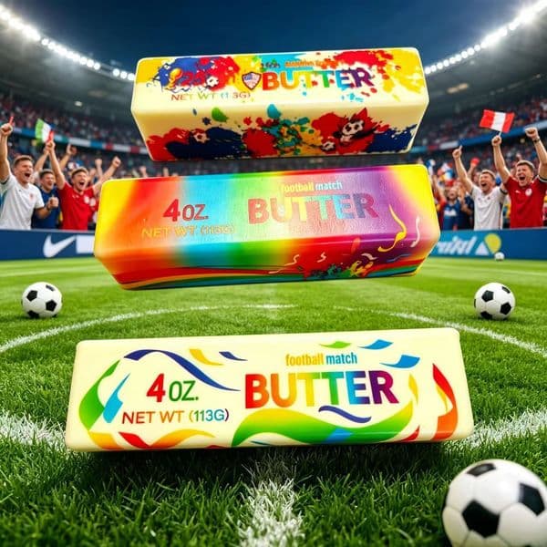 PU Butter Stick Decompression Stress Toy Football Slow Rebound Toys Soft Squeeze