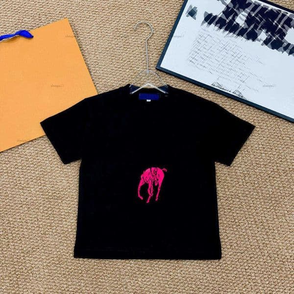 Fashion baby T-shirt Animal print child tshirt kids designer clothes Multicolor design Round neck girls boys Short Sleeve tees A253X07N055