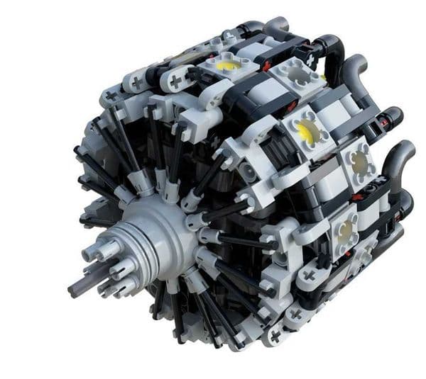 New mechanical engine MOC building block parts package DIY educational toys 584/ 223parts 60208 2850 2851 61184 2853J260523