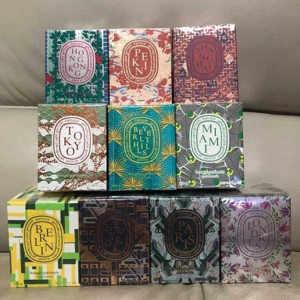 190g Aromatherapy Candle City Limited Edition Pure Natural Plant Essential Oil Scented Candle Cafe Chantilly Christmas Home Gift T260520
