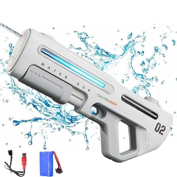 Powerful Electric Water Gun Toys Continuous Shooting Water Absorption Gun Toy Outdoor Pool Summer Toy for Kids Adult Gift L260523