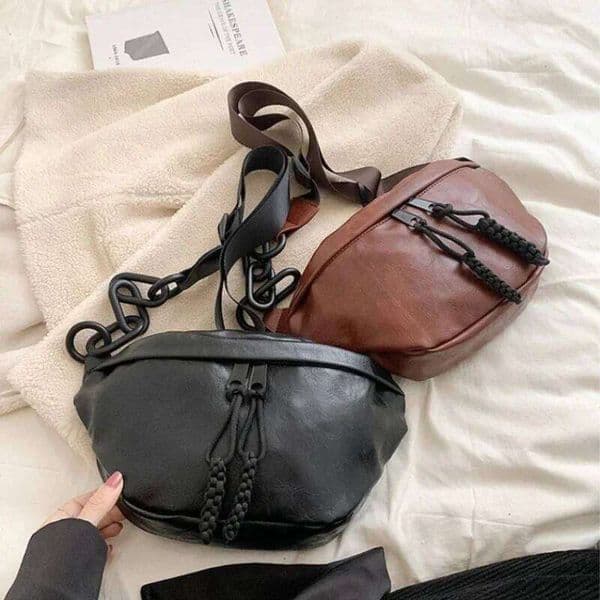 Soft Leather Waist Bag Ladies Fanny Pack High Quality Shoulder Belt Purse Fashion Designer Crossbody Chest Bags