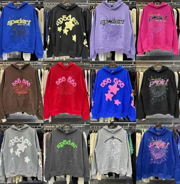 Spider hoodie new Mens Web Hoodie for men Young Thug Spider Sweatshirts Hoody Women grid cobweb pink hoody Tracksuit Print Pullover net pants spider pants suit