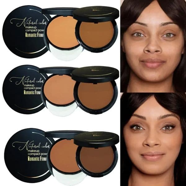 6-color Dark Powder Bronze Powder Dark Skin Foundation Oil Control Concealer Brighten The Face Create 3D Highlight Shadow Makeup 260521