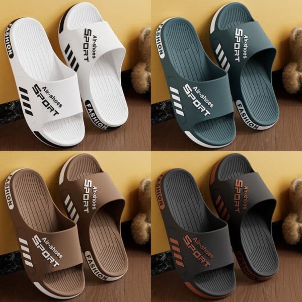 designer slippers sliding steps classic flat bottomed summer style real leather shoe women's sexy sandals or multi color beach flat sandals