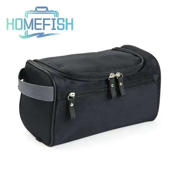 HOMEFISH Outdoor Business Trip Men's Portable Travel Toiletry Set, Large-Capacity Cosmetic Organizer Bag, Bath Bag