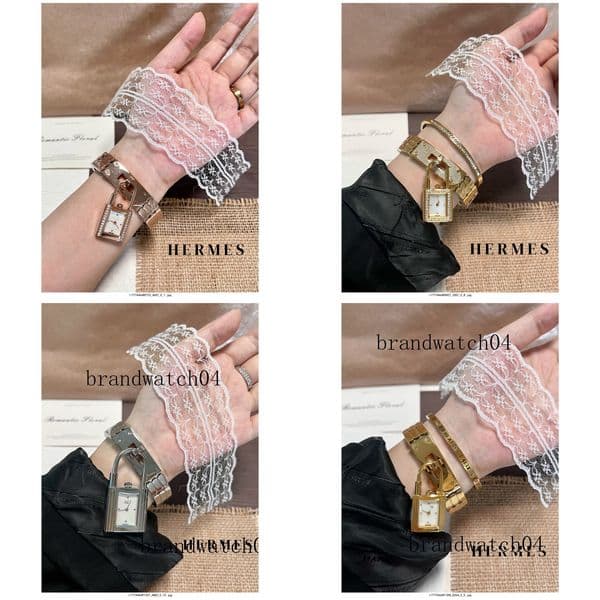 26ss High-quality women wrist watches H Designer Wristwatch Fashion Dial Bracelet H-shaped Multi-functional Lock Wristwatch women