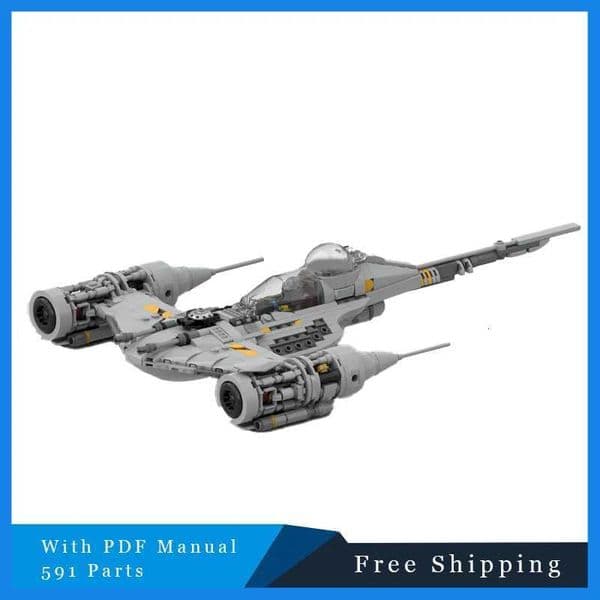 591PCS Star Battle Series Space Cbat Spacecraft Creative Brick Building Block Model Children Educational Toy DIY Assembly GiftJ260523