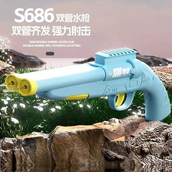 S686 double spray press water gun water splashing festival summer outdoor rafting large capacity beach toy L260523