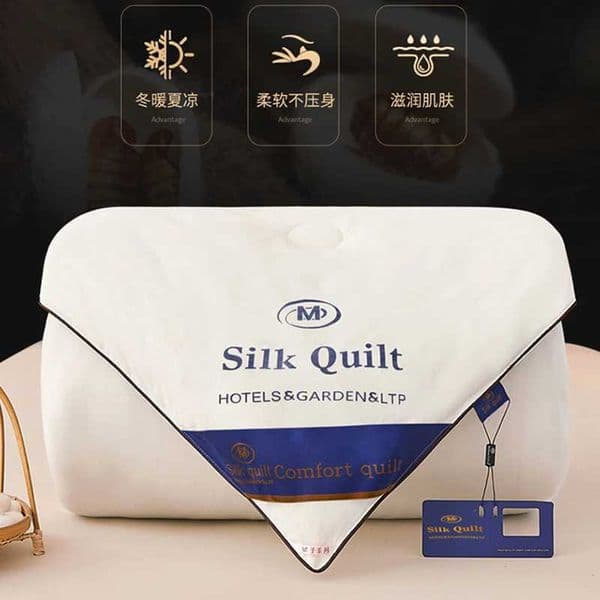 Silk quilt 100 Mulberry silk quilt thickened quilt core 5kg winter cotton comforter autumn quilt air conditioning quilt T260520