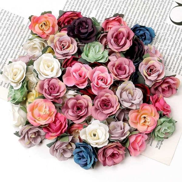 10/20Pcs Rose Artificial Flowers 35CM Silk Fake Flowers Party Wedding Decoration Home Room Decor Garden DIY Garland Accessories L260522