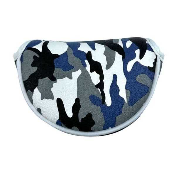 1pc camouflage Pattern PU Leather Golf Mid Mallet Putter Club Cover with Magnetic Closure 26Y0523