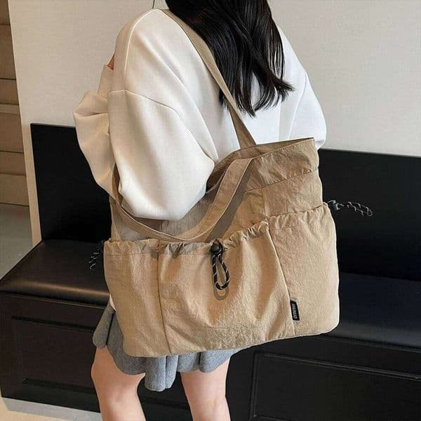 2026 New Model Work Commute Tote Large Capacity Nylon Lightweight Crossbody Casual Handbag, Student Shoulder Bag, Shopping, Hiking, Sports