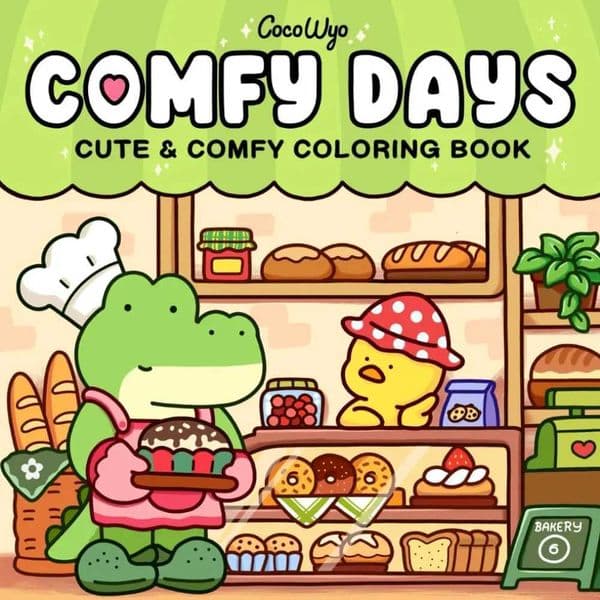 Halloween Coloring Book- COZY FRIENDS Coloring Book For Adults And Teens Featuring Adorable Creepy Creatures for Halloween Gifts M26023