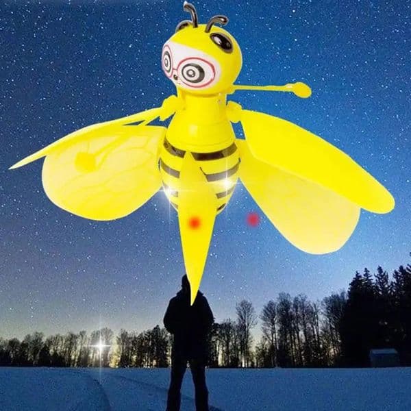Little Bee Flying Vehicle Flying Helicopter Lights Aircraft Gesture Sensing Vehicle Childrens Toys Birthday Gift Christmas260514