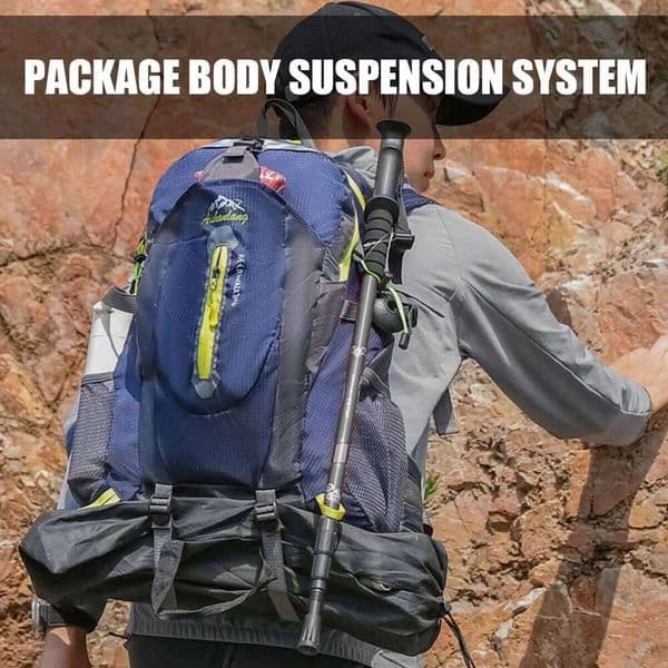 Outdoor Mountaineering for Men Women, Hiking, Fishing and Climbing Travel Backpack, Lightweight School Sports Bag, Overseas Cycling Bag