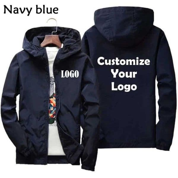 Custom Brand Mens Autumn Jacket Waterproof Warm Windbreaker Casual Big Size 7XL Green Black Red Outdoor Clothing L260520