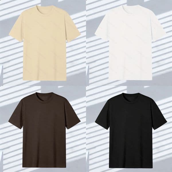 Unisex Mens 100% Pure Cotton Crewneck Tee - Versatile Design & Durable Material