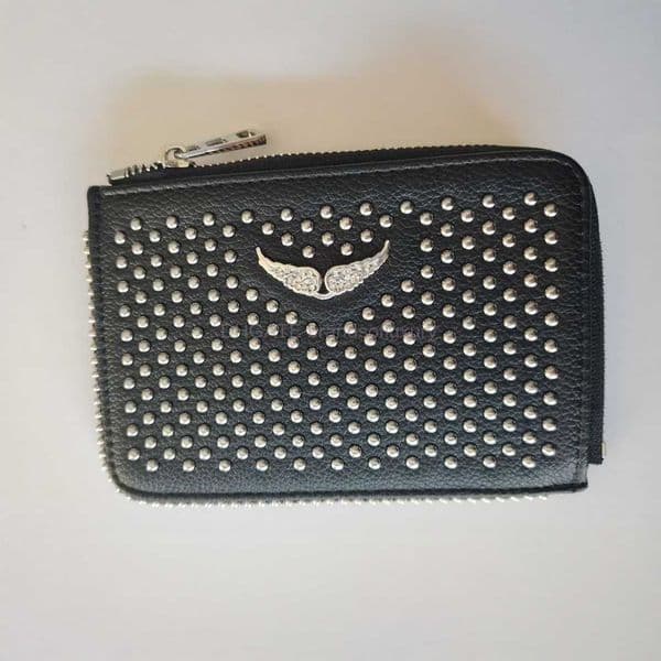 Wallets Wallet Card Holder Rock wings2023 New Womens Casual Versatile Rhinestone Wallet Purses effortlessluxuryPA06