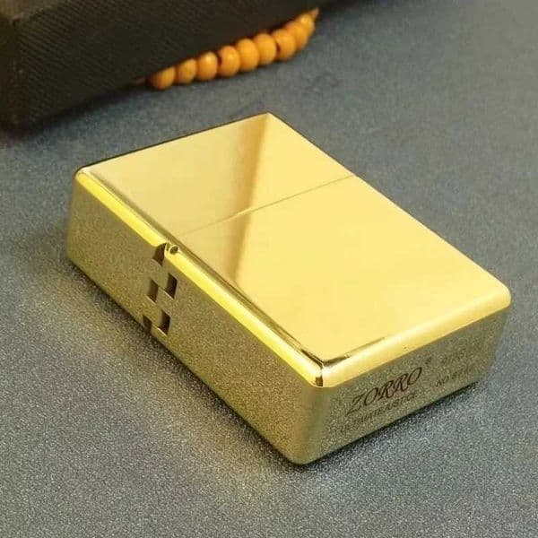 ZORRO 912S Heavy Duty Armor Brass/Titanium Windproof Kerosen e Lighter 3/5 Hinged Metal Gasolin e Lighter Mens GiftL260522