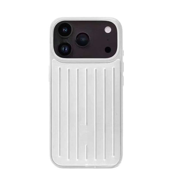Designer Phone Case Rimo Phone Case Coque Telephone Luxe New Aluminum Alloy Black Luggage Case Full Cover Phone For I 17 Pro Max Minimalist Metal Texture Premium