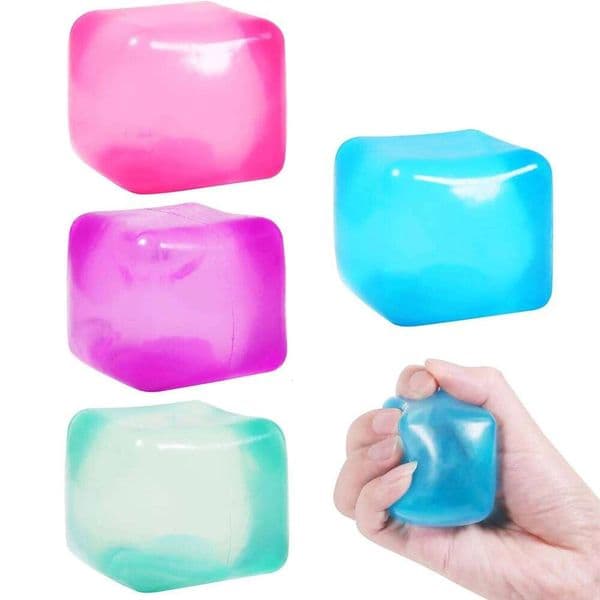 Transparent Square Pinch Music - Sensory Squeezing Toy, Stress Relieving Artifact, Random Color 26Y0523