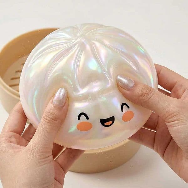 Hot Cute Dumpling Squishy Toy Steamed Stuffed Bun Squeeze Decompression Slow Rising Anti Stress Reliever Soft Kids Sensory Gift Z260523