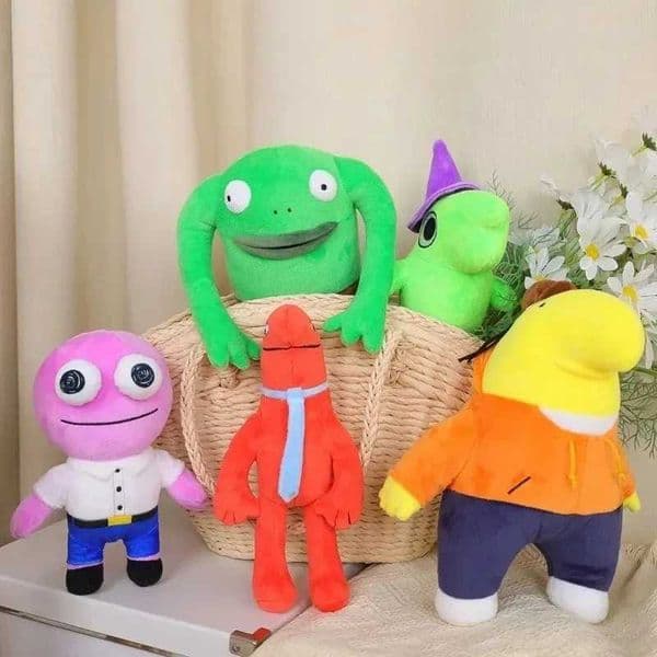 New/Smiling Friends Plush Toy Mr frog Soft Stuffed Toy Kawaii Home Decoration Doll Smiling Friends Gifts Toy for Kids L260522