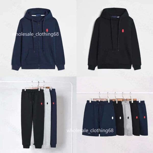 Mens Designer Hoodie Polo Sweater Fleece Shirts Thick Half Zipper High Neck Warm Pullover Slim Knit Knitting Hoody Polo Hooded Sweatshirt Jumper 67 9e
