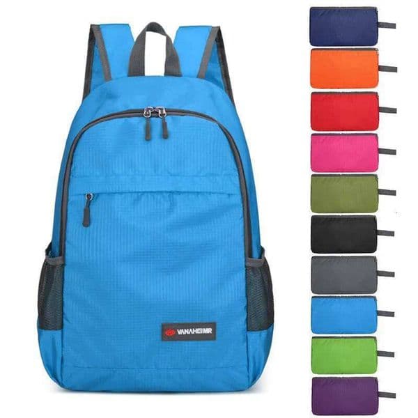 Fashionable Foldable Easy-storage Outdoor Backpack Practical Lightweight Large Capacity Waterproof Bag for Travel Camping &Trips