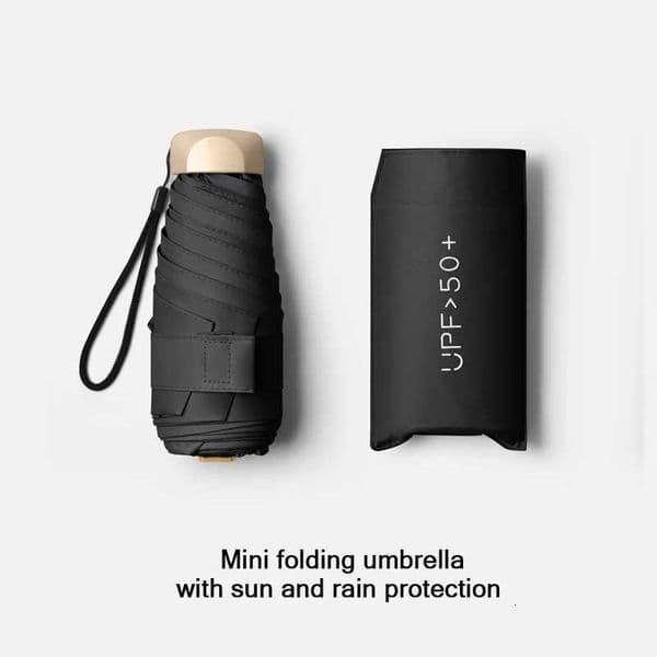 Compact Folding Umbrella Fashion Mini Sunshade Portable Travel Umbrella with UV Protection Outdoor Umbrella L260522