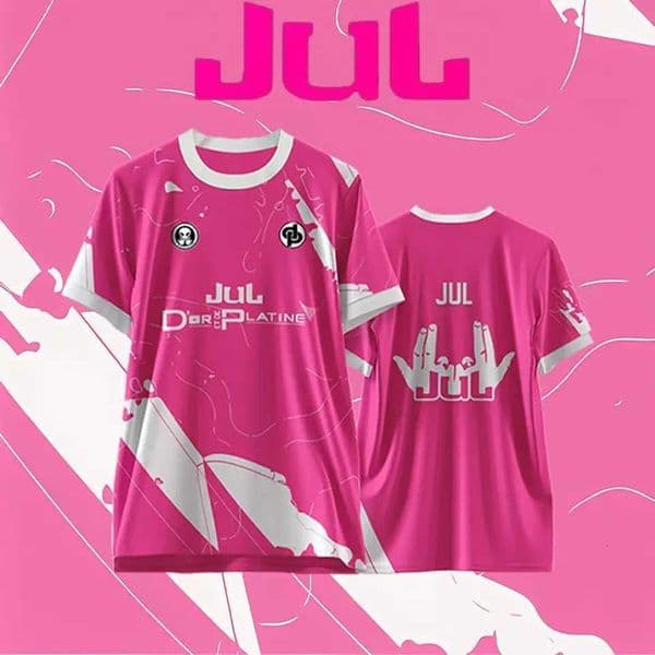 New JUL Printed Soccer Summer Outdoor Sports Quick-Drying Mens And Womens Training Breathable Crew Neck T-Shirt M260523