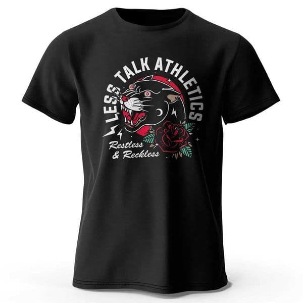 Mens Less Talk Athletics Printed T-Shirt 100 Cotton Harajuku Oversized Funny Graphic Tees for Men Women Summer Tops M260522