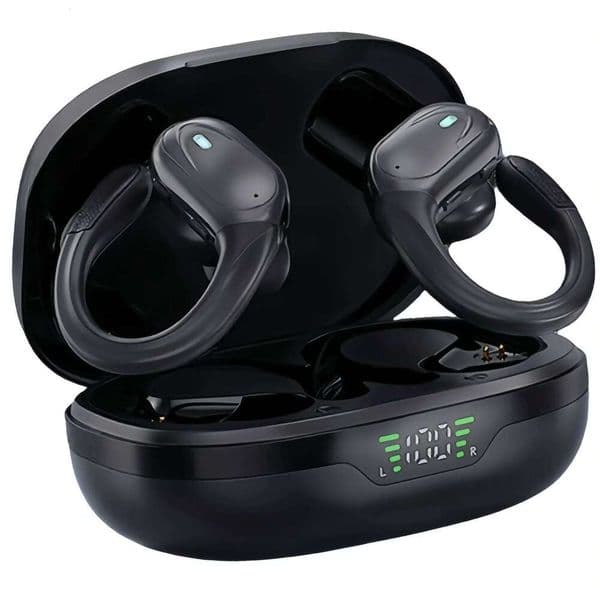 TWS BT 5.4 Earhook Earphone Sports Headsets Led Headphone Wireless Earbuds Noise Reduction Microphone 60H HiFi Music Time 26Y0523