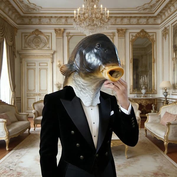 Adult istic Fish Latex Mask Animal Headwear for Halloween Costume Masquerade Party Dress up Masquerade Party Decor 260521