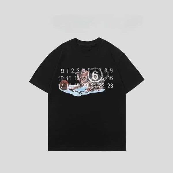 2025 European and American Fashion New Brand Printed T-shirt Round Neck Short Sleeve Casual Loose Fashion Tops for Women Y2K Top